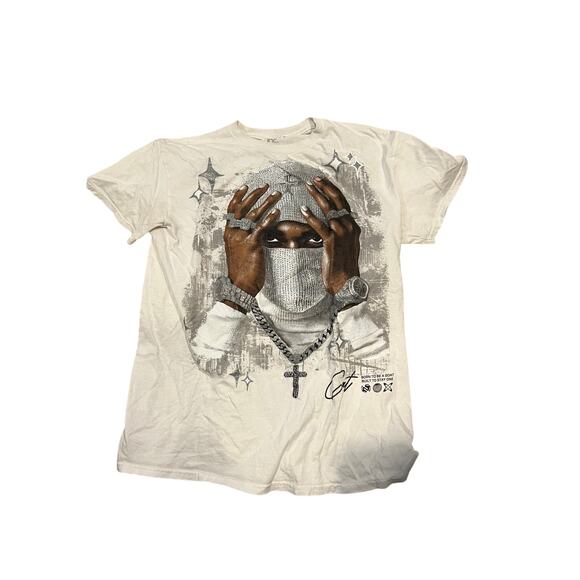 3Forty Masked Man Born to Be a Goat T-Shirt Mens Med - Picture 1 of 4